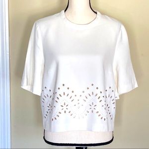 Veronica Beard Laser Cut Top